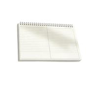 Générique Classroom Review Notebook B5 Ouverture par le, Horizontal line | Résumé du Travail, Listes de Préparation
