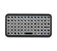 Générique Clavier bluetoth - Keypad sans Fil rétro-éclairé, Clavier Mince Pliable | Outil de connectivité Multi-appareils, Carte d'entrée à Profil Bas, Disposition de Silencieux pour l'ordinateur