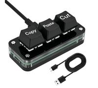 Générique Clavier Copier Coller Clavier Mécanique Ergonomic 3 Touches