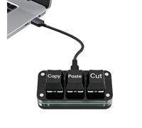 Générique Clavier Copier Coller Petit Bouton Portable avec 3 Touches