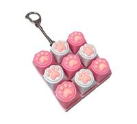 Générique Clavier Fidget, Motif Patte De Chat, 6 X 6 X 2,5 Cm haussettes De Noël, Lumières LED Intégrées, Pour Garçons, Filles, Adultes, Chaussettes De Noël, Bureau, Salle De Classe
