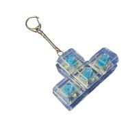 Générique Clavier Fidget,Pendentif 4-en-1 à Boutons à Clipser - Mini Clavier Apaisant,pour école, Classe, Maison, Salon, Chambre, Voiture, Avion, Voyage