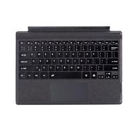 Générique Clavier magnétique sans Fil avec pavé Tactile pour Surface Pro3/4/5/6/7/7+ Clavier Portable Trackpad pour Tablette (Noir)