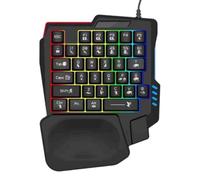 Générique Clavier Mécanique - Ergonomique à Sensation Méca pour Smartphone | Filaire Style Manette pour Téléphone Tablette Ordinateur Portable | Format Compact ABS pour Jeux Frappe Voyage