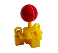 Générique Clavier Mécanique Imprimé en 3D WASD Key Contrôleur Portable Capuchon de Manette Levier de Commande à 4 Voies pour le Remplacement du Capuchon de e Style Arcade de Jeu (Yellow)