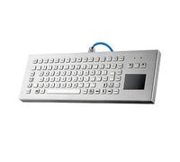 Générique Clavier métallique de Bureau à pavé Tactile intégré Industriel Robuste en Acier Inoxydable, for Mines de Charbon et équipements pétrochimiques(USB Interface)