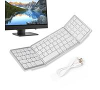 Générique Clavier Portable Pliable, Clavier Pliable sans Fil | Clavier sans Fil Pliable en Trois Langues | Clavier sans Fil multisystème et multilingue pour Ordinateur Portable et Smartphone
