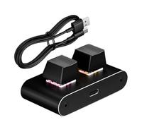 Générique Clavier Programmable | Pavé Aluminium Filaire | Pavé Macro Plug and Play | pour Bureau à Domicile Codage Édition Vidéo Travail Écriture Étude Programmeurs Streamers