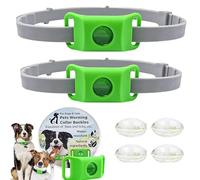 Générique Clavya Tags For Dogs, Clavya Natural Collar For Dog, Waterproof, 4 Months Long Lasting Protection, Adjustable Size Pendant Tag, For Small Medium And Large Dogs(2pcs)