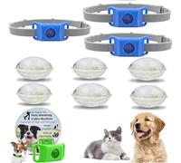 Générique Clavya Tags for Dogs, clavya Tags, Waterproof Dog Collars, 4 Months Long Lasting Protection, Waterproof, Adjustable Fits Every Dog, for Rain, Mud, River, Swim (blue,3pcs)