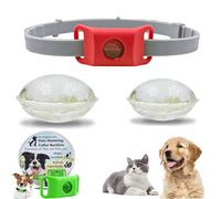 Générique Clavya Tags for Dogs, clavya Tags, Waterproof Dog Collars, 4 Months Long Lasting Protection, Waterproof, Adjustable Fits Every Dog, for Rain, Mud, River, Swim (red,1pcs)