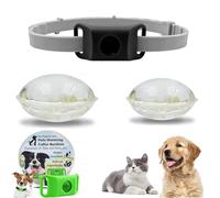 Générique Clavya Tags for Dogs, clavya Tags, Waterproof Dog Collars, 4 Months Long Lasting Protection, Waterproof, Adjustable Fits Every Dog, for Rain, Mud, River, Swim (black,1pcs)