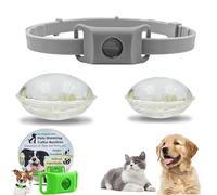 Générique Clavya Tags for Dogs, clavya Tags, Waterproof Dog Collars, 4 Months Long Lasting Protection, Waterproof, Adjustable Fits Every Dog, for Rain, Mud, River, Swim (gray,1pcs)