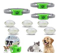 Générique Clavya Tags for Dogs, clavya Tags, Waterproof Dog Collars, 4 Months Long Lasting Protection, Waterproof, Adjustable Fits Every Dog, for Rain, Mud, River, Swim (green,3pcs)