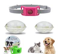 Générique Clavya Tags for Dogs, clavya Tags, Waterproof Dog Collars, 4 Months Long Lasting Protection, Waterproof, Adjustable Fits Every Dog, for Rain, Mud, River, Swim (pink,1pcs)