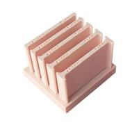 Générique Clay Guide Tool, Adjustable Thickness Roller Set, 3.54x3.15x2.36 inch Measuring Guide with Precision, Abs Non Stick Crafting Tool, Multi Size Modeling Control Design, Jewelry Clay Art Use