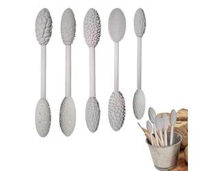 Générique Clay Sculpting Tools, Double Ended Pottery Roller Sculpting Kit, 5.12in Comfortable Grip Texture Tools, Modeling Rolling Rod, for Beginner and Professionals Creative Projects