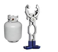 Générique outeille de gaz, clé professionnelle, à valve en d'aluminium de 7 pouces avec couple élevé, métal avec poignée antidérapante, accessoire de réservoir de gaz avec ajustement de préci