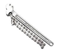 Générique Clé À Chaîne Pour Tuyaux,Clé À Chaîne En Acier 40 Cm - Outil De Démontage Robust À Long Manche Pour Mécaniciens En Réparation Automobile Plombiers Et Camions