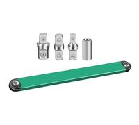 Générique Clé à Cliquet à Double Extrémité | Prolongateur Polyvalent pour Clé à Cliquet | Extendeur Manuel Réglable Pour Réparation Auto Et Bricolage Domestique