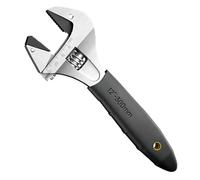 Générique Clé À Cliquet Réglable 25 Centimètres - Clé Adjustable Auto-Serrante - Outil Rotation Portable Acier Carbone Pour Plomberie Maison Réparation Robinet Boulon Mécanique