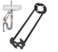 Générique Clé À Évier Multifonctionnelle | Outil En Pour Usage Intensif,Clé d'Évier Portable - Pour Réparation Salle De Bain, Cuisine Utilitaire, Atelier Domestique, Maintenance