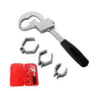 Générique Clé à Molette Multifonction pour Évier,Outil de Réparation de Tuyaux Réglable,Clé pour robinet | Pour tuyauterie, cuisine, maison, hôtel, dortoir, salle de bain, appartement