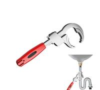 Générique Clé à molette - Outil d'installation 10,63x1,97x0,79 pouces n acier réglable robuste, pour ménage, industriel, voiture, cuisine, plomberie, robinet de douche ergonomique