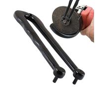 Générique Clé À Molette Réglable - Outil De Retrait D'écrou Rond En Acier Avec Double Broches | Clé De Meuleuse D'angle Multifonction Pour Écrous D Blocage, Câbles, Tuyaux Et Applications Defils