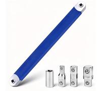 Générique Clé à Rallonge Décalée, Rallonge Cliquet avec Adaptateur D'entraînement 1/2", 1/4" et 3/8", Outillage Mecanique auto pour Les Espaces Restreints dans Les Garages
