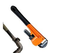 Générique Clé À Tube,Réglable droite 25 cm renforcée,Clés De Plomberie - Pour salle de bain, cuisine, évier, sous-sol, toilettes, raccord tuyau arrosage jardin, chantier