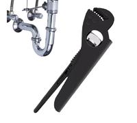 Générique Clé À Tuyau Réglable, Clé Réglable pour Tuyaux Outil de Plomberie, Pince Robuste Pour Écrous Chauffage-Eau Robinet Salle De Bains Cuisine Toilette Maison