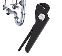 Générique Clé À Tuyau Réglable - Réglage Rapide Clé de Plombier 18-30 cm,Pince Robuste Pour Écrous Chauffage-Eau Robinet Salle De Bains Cuisine Toilette Maison