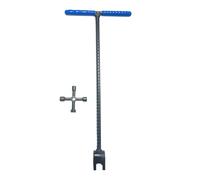 Générique Clé de Compteur d'Eau | Clé Multifonction pour Vannes | de Robinet d'Arrêt,pour Jardin Pelouse Arrière-Cour Extérieur Camping Plomberie Construction