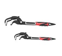 Générique Clé De Plombier - Acier À Haute Teneur En Carbone, 14.96 Pouces, Pince Multiprise | Clé Réglable À Forte Adhérence, Outil Robuste Pour Tuyauterie Et Réparation