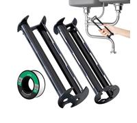 Générique Clé pour l'Évier,2 pièces spanner réparation plomberie e plomberie,pour évier, robinet, vasque, espaces étroits, cuisine de maison, et tuyau, salle de bains