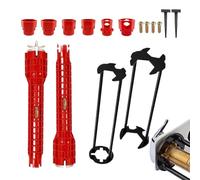 Générique Clé Pour Robinet Sous Évier,Outil Multifonction De Démontage De Robinetterie | Kit de Clé Polyvalente pour Baignoire, Lavabo et Cuisine