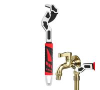 Générique Clé serre-tube réglable Clé à Tuyau à Grande Ouverture | Réglable Multifonction Auto-serrante pour Plombier Cuisine Salle de Bain Clé multifonction de 8 pouces [qualité industriell
