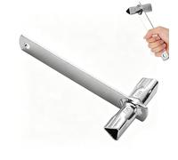 Générique Clé Triangulaire | Outil 2-en-1 Compact Et Portatif - Clé Triangle Pour Armoire | Pour les armoires, les machines, trains, ascenseurs, bollards, garde-corps et poteaux d'isolement