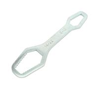 Générique Clé Universelle Multifonctionnelle ouble Tête, Auto, 8-22 Mm, Clé Réglable pour Outils de Maison et de Vélo, Argent