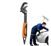 Générique Clé Universelle Polyvalente, Levier à Manche Antidérapant, Avec Clé à Bout Pointu pour Boulons, pour Écrous Boulons Maison Cuisine Garage Atelier Voiture et Moto