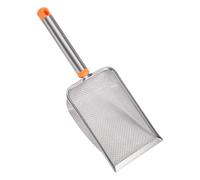 Générique Cleaning Tool Sand Scoop, Ergonomic Handle Deep Shovel, Pet Waste Scooper, Pooper Scooper for Cats, Stainless Steel Heavy Duty, Toilet Supplies Receptacle, 11.22x3.94x1.97 inches