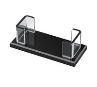Générique Clear Acrylic Business Card Holder for Desk, Professional Desktop Stand Organizer for Trade Shows Conferences Job Fairs Industry Events Office Receptions and Business Meetings