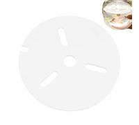 Générique Clear Acrylic Lid, Round Aquarium Cover Shield, 20cm Tank Protector with Feeding Hole, Transparent Barrier, Jump Guard with, Fish Tank Cover for Home Office