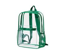 Générique Clear Backpack Heavy Duty with Padded Straps, Side Pockets for Kids, Boys, Girls, School, Stadium Approved Events