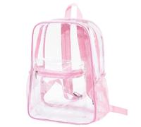 Générique Clear Backpack Heavy Duty with Padded Straps, Side Pockets for Kids, Boys, Girls, School, Stadium Approved Events