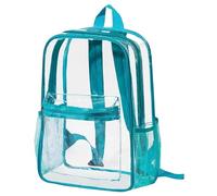 Générique Clear Backpack Heavy Duty with Padded Straps, Side Pockets for Kids, Boys, Girls, School, Stadium Approved Events