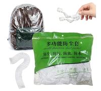 Générique Clear Backpack - Rain Cover Set 50 Pack Waterproof | Dustproof Protective Sleeves Lightweight Outdoor Backpacking Shield Gear Protector for Hiking, Camping, Cycling, Travel, Urban, Commute