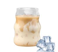 Générique Clear Drinking Glasses - Portable Transparent Spiral Coffee Cups | Stemless Espresso Cups, Reusable Glass Drink Cup, Cute Cocktail Glasses For Bourbon, Liquor