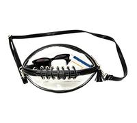 Générique Clear Football Bag Stadium Approved Clear Purse | Lightweight PVC Shoulder Tote Bag For Stadium Games, Concerts, Festivals, And Daily Use.